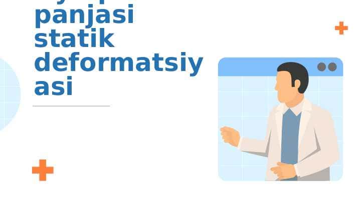 Oyoq panjasi statik deformatsiyasi