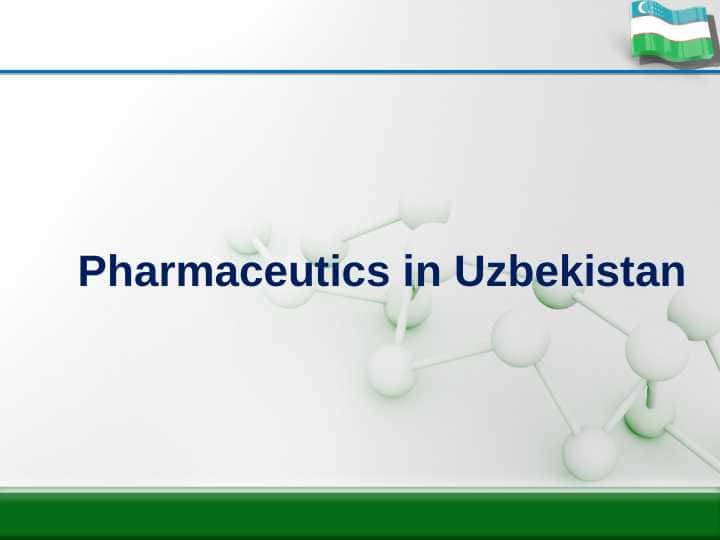 Pharmaceutics in Uzbekistan