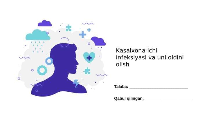 Kasalxona ichi infeksiyasi va uni oldini olish