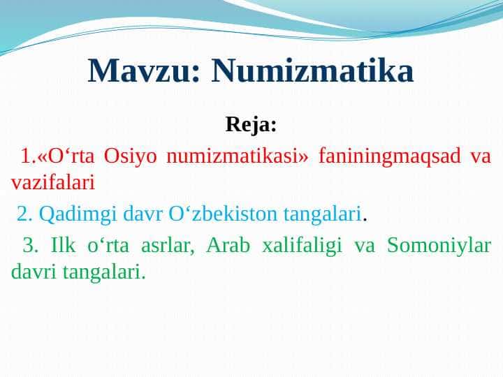 Numizmatika