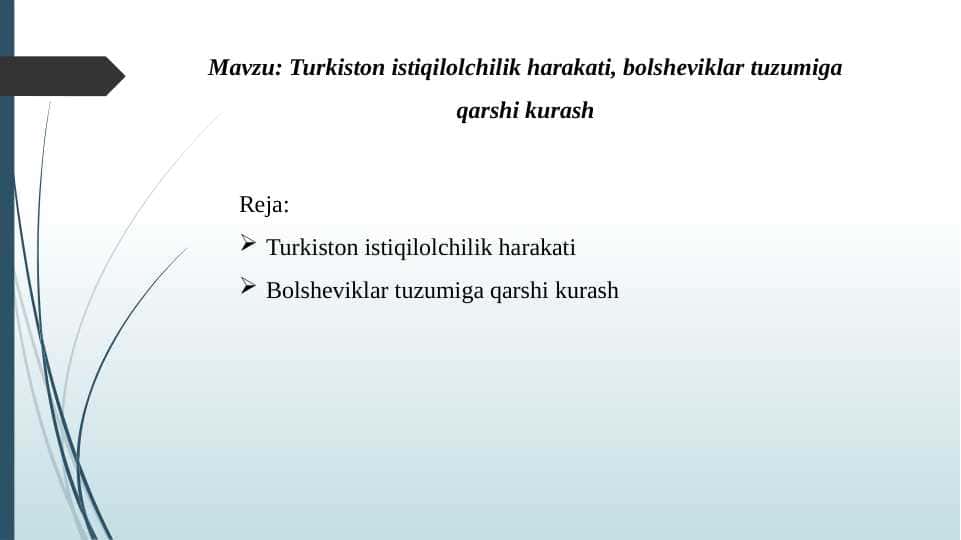 Turkiston istiqilolchilik harakati, bolsheviklar tuzumiga qarshi kurash