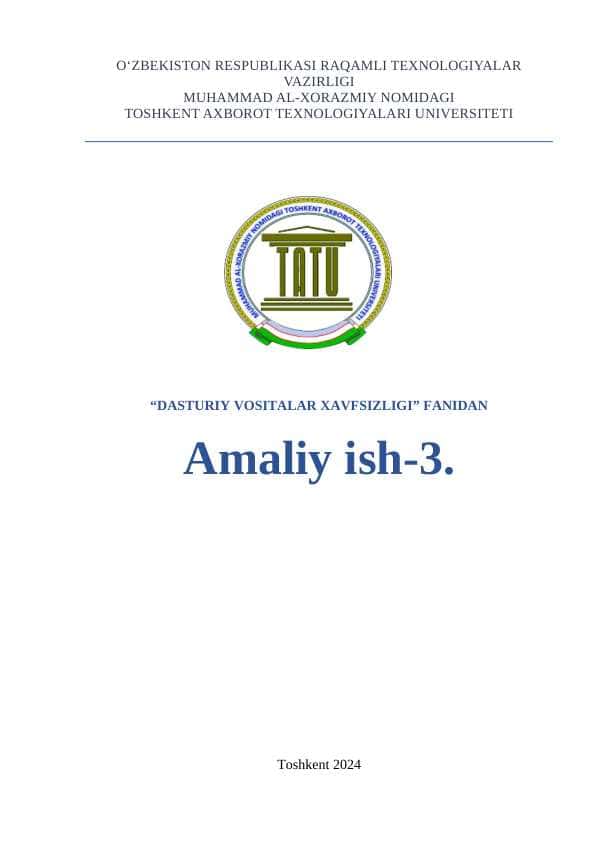 OWASP WebGoat simulyatorida SQL ineksiya tahdidini amalga oshirish