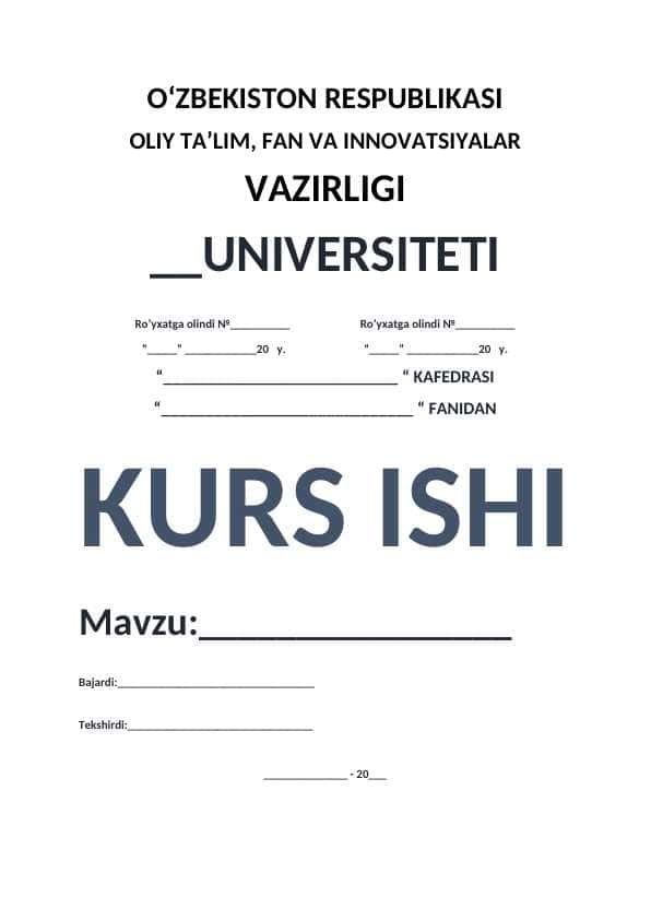 OAV da biznes rejalashtirish mahorati