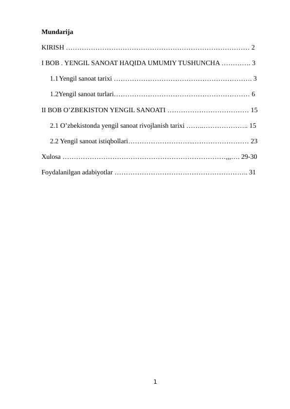 YENGIL SANOAT HAQIDA UMUMIY TUSHUNCHA.docx