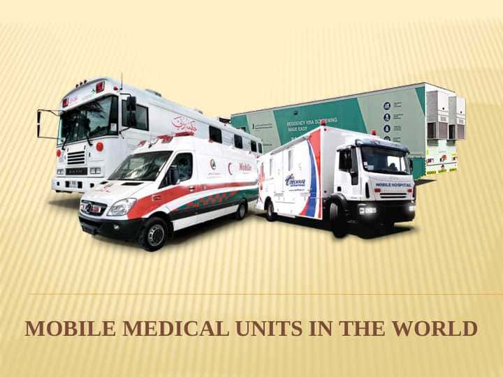 Mobile medical units in the world