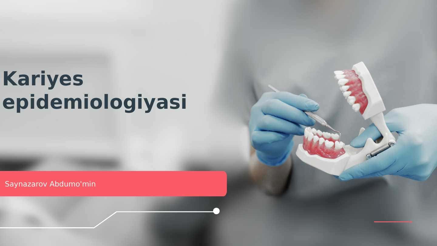 Kariyes epidemiologiyasi