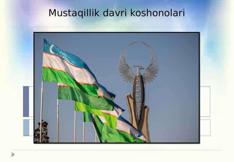 Mustaqillik davri koshonalari