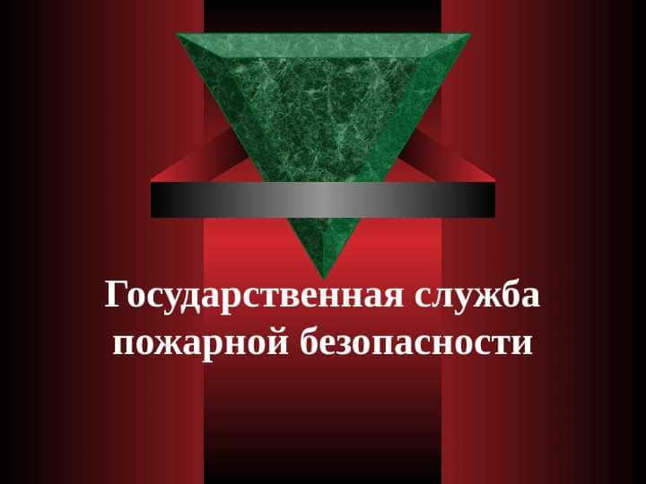 Государственная служба пожарной безопасности