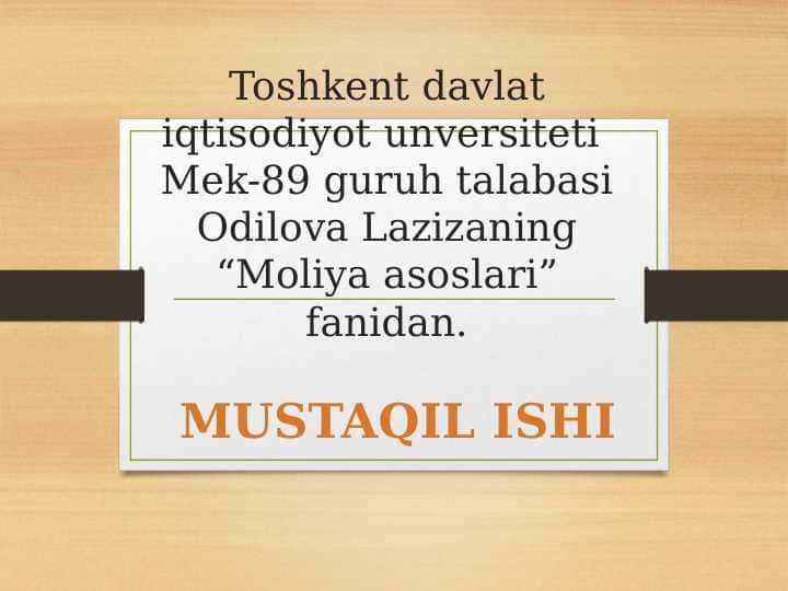 Moliyaning ijtimoiy iqtisodiy mohiyati va funksiyalari