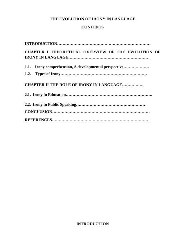 THE EVOLUTION OF IRONY IN LANGUAGE COURSE PAPER.docx
