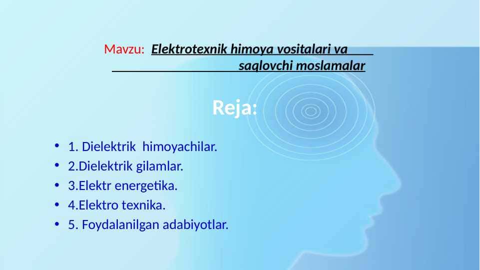 Elektrotexnik himoya vositalari va saqlovchi moslamalar