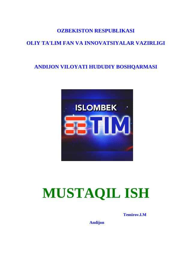 Sinflar tushunchasi