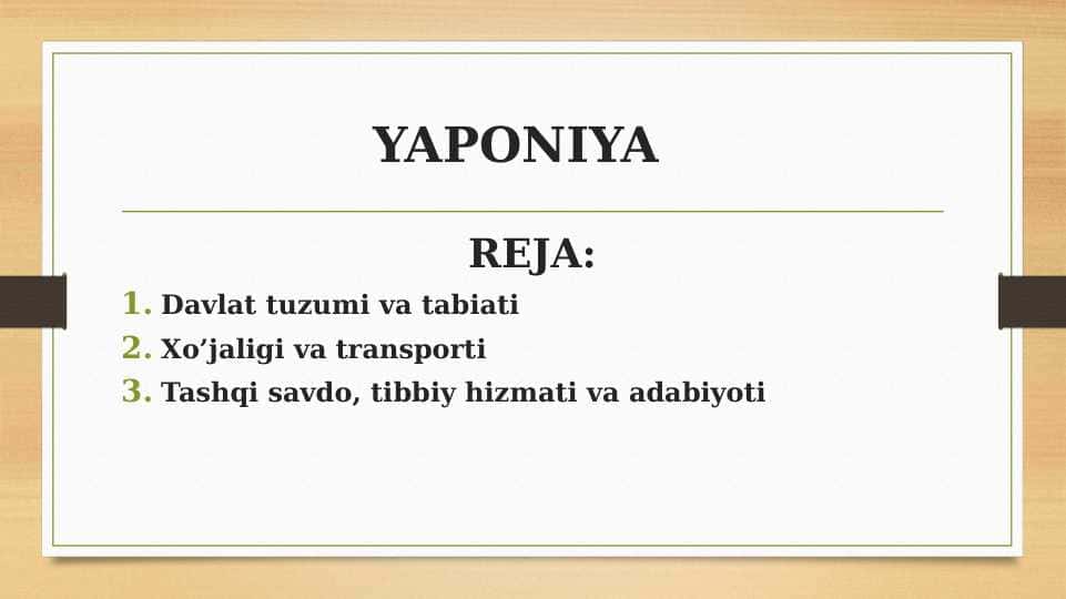 YAPONIYA