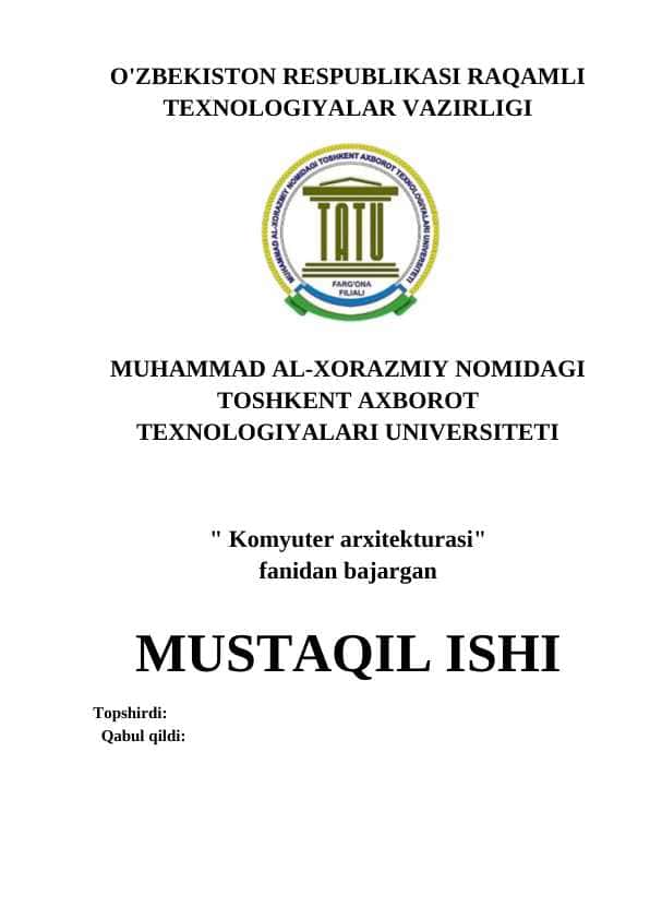 komyuter arxitekturasi Buyruqlar tizimi arxitekturalarini tasniflash