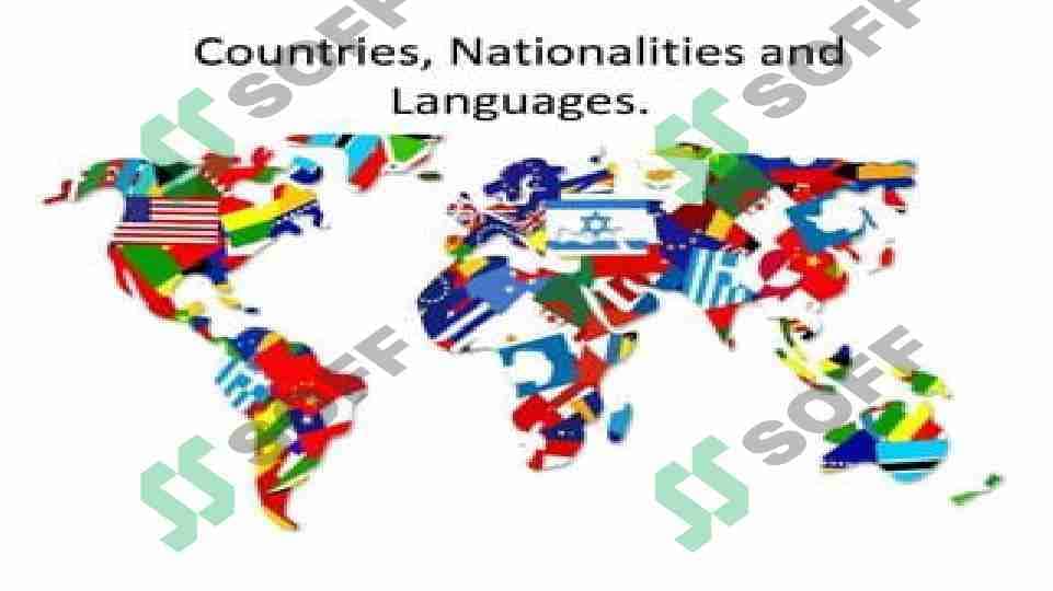 languages and national character