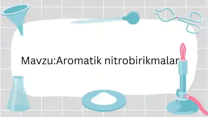 Aromatik nitrobirikmalar