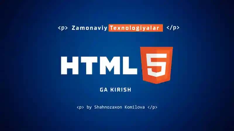Web sahifa yaratish