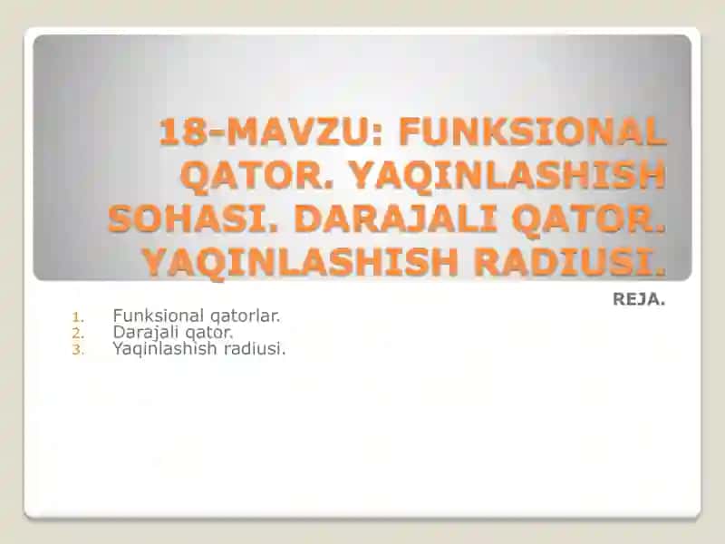 FUNKSIONAL QATOR