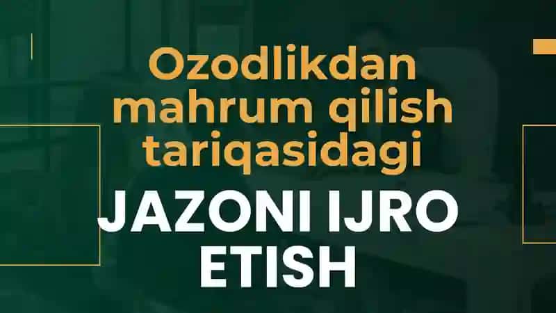 Ozodlikdan mahrum qilish