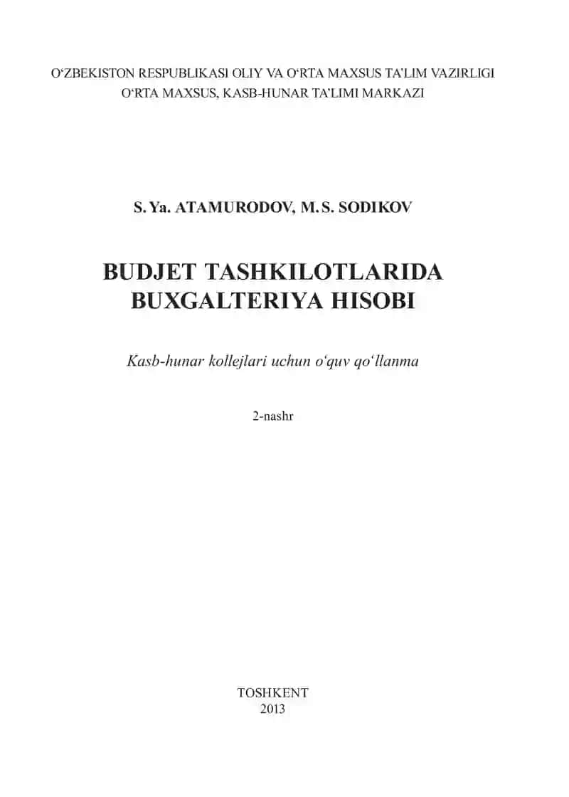 Buxgalteriya Hisobi