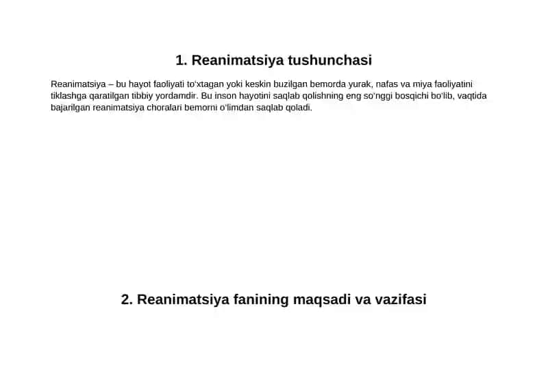 reanimatsiya