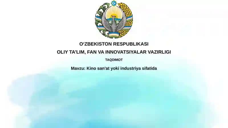 Kinosan'atyokiindustriyasifatida