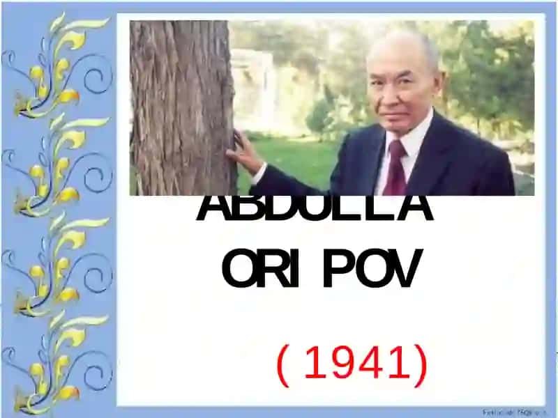 ABDULLA ORIPOV