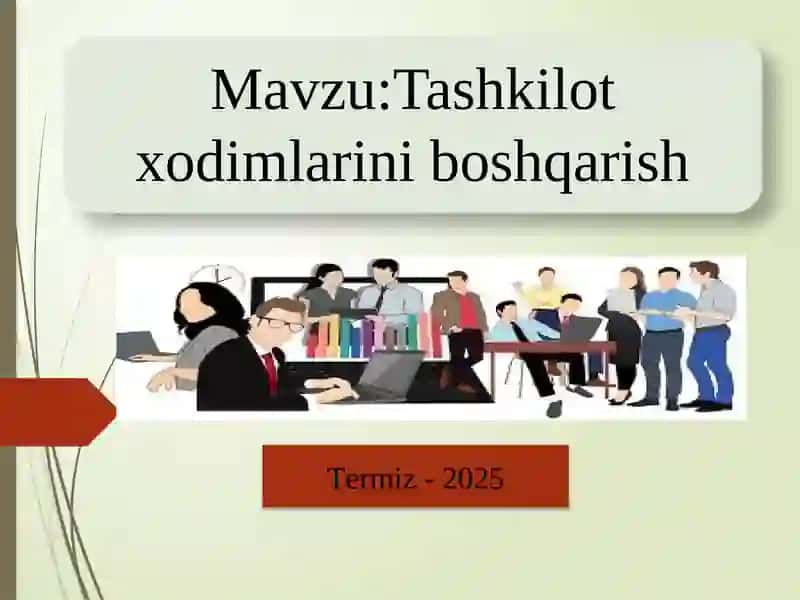 Tashkilotxodimlarini boshqarish