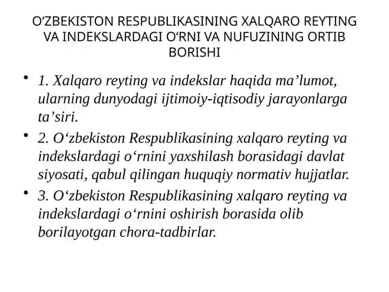 Xalqaroreyting va indekslar