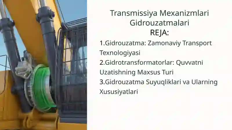 Transmissiya Mexanizmlari Gidrouzatmalari