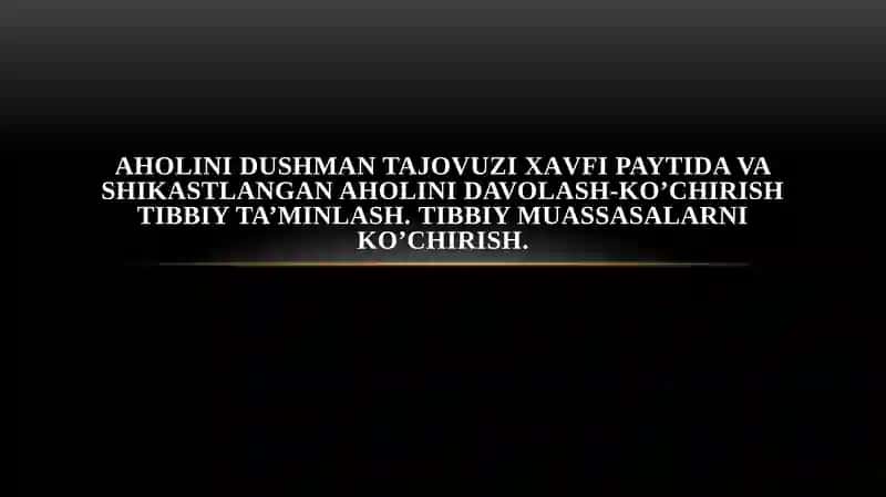 Tibbiy Ta'minlash