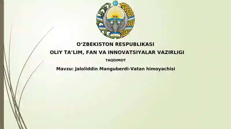 Jaloliddin Manguberdi-Vatanhimoyachisi