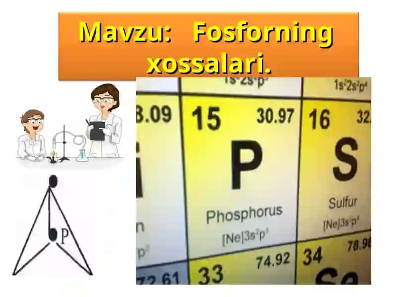 Fosforning xossalari
