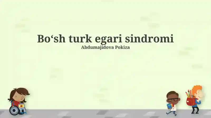 Bo'sh Turk egar sindromi
