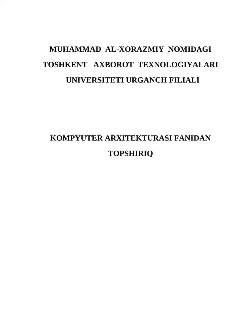 VIRTUAL YADROLI PROTSESSOR ISH TARTIBINI O‘RGANISH VA SHAXSIY KOMPYUTERDA VIRTUAL YADRO HOSIL QILISH