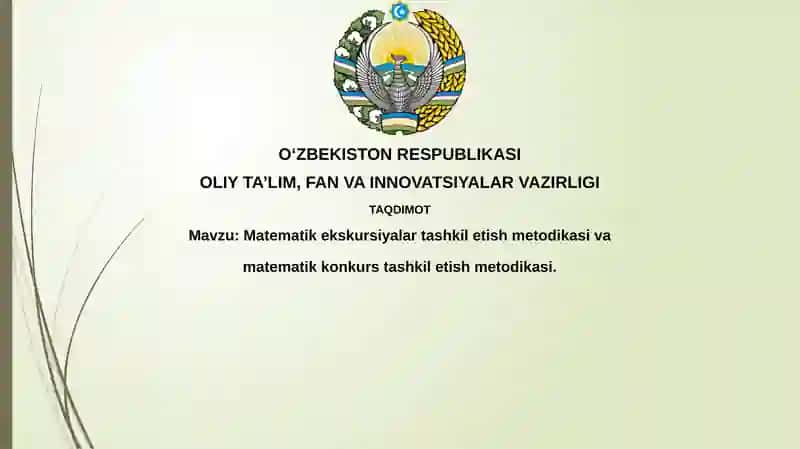 Matematik ekskursiyalar va musobaqalar
