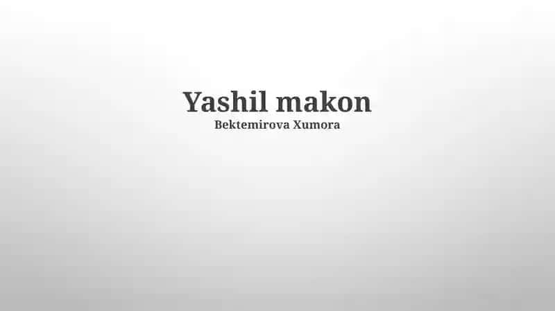 Yashil makon