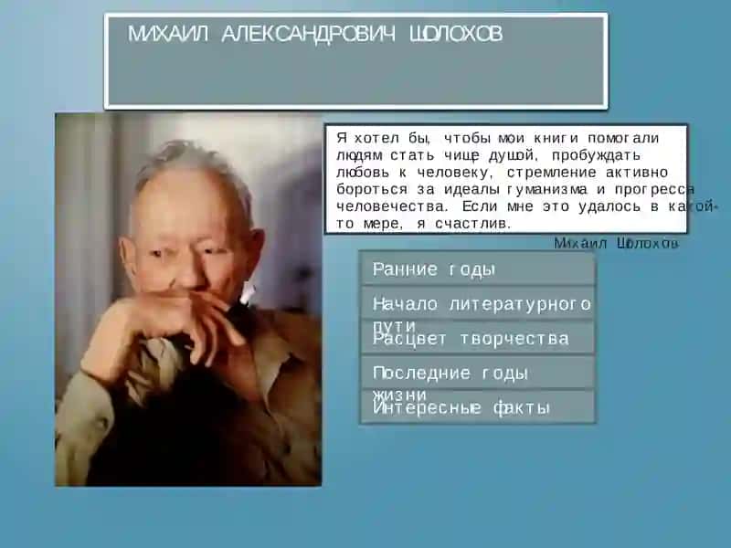 Михаил Шолохов
