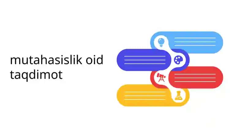 Mutahasislik oid taqdimot