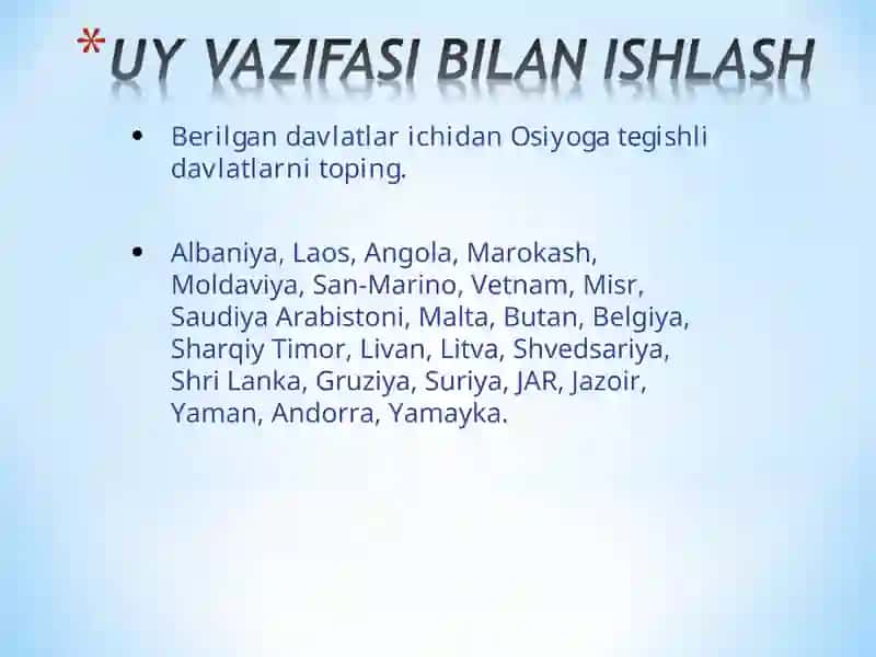 Davlatlar