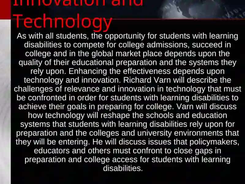 Innovation and Technology