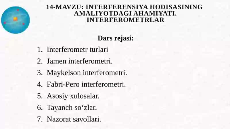 Interferometrlar