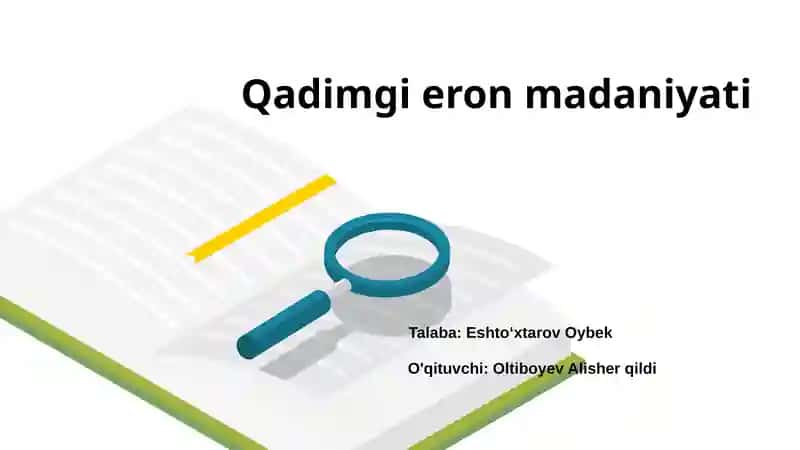 Qadimgi Eron madaniyati