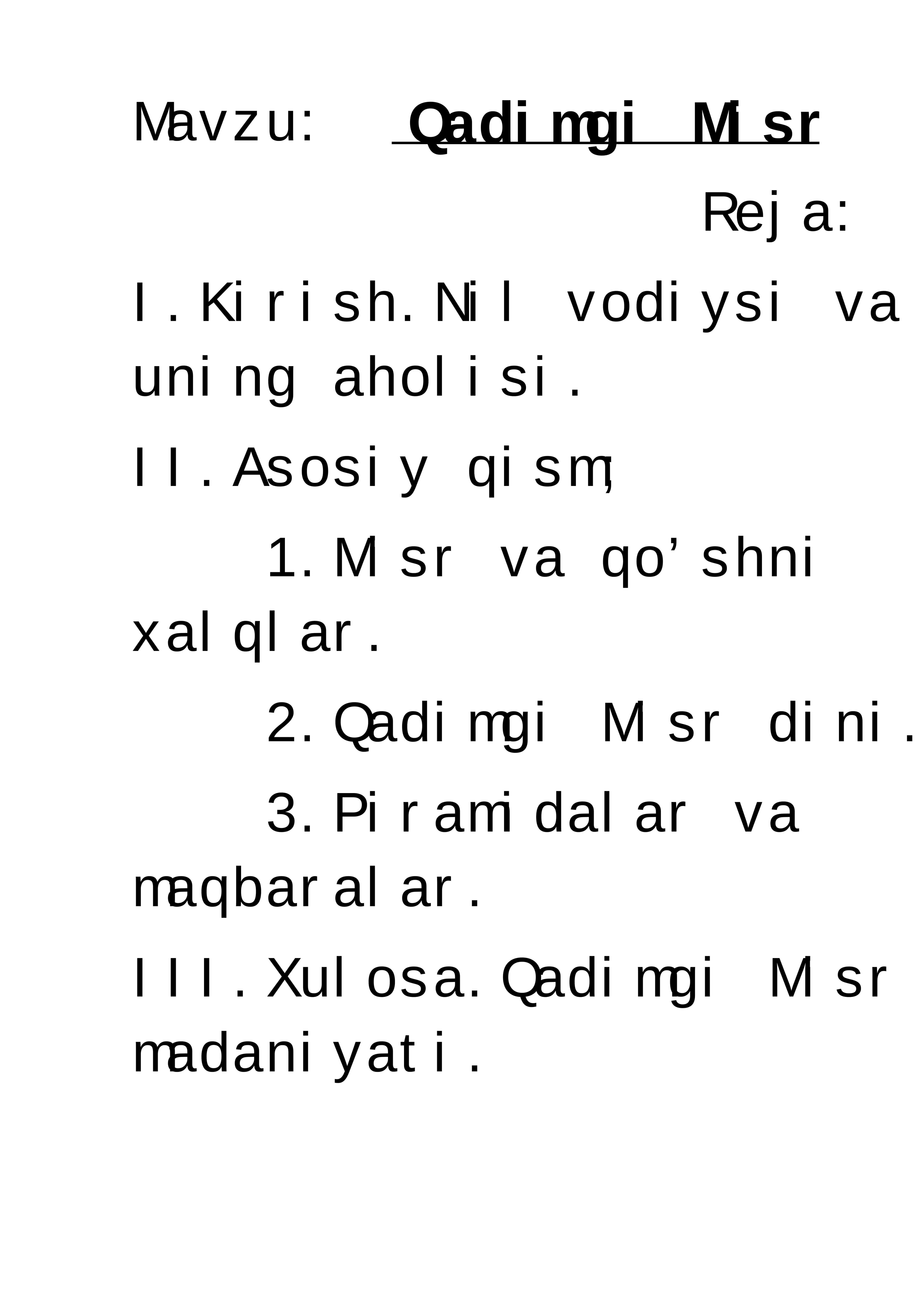 Qadimgi Misr