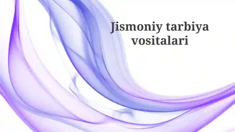 Jismoniy tarbiya mashqlari va o'yinlar
