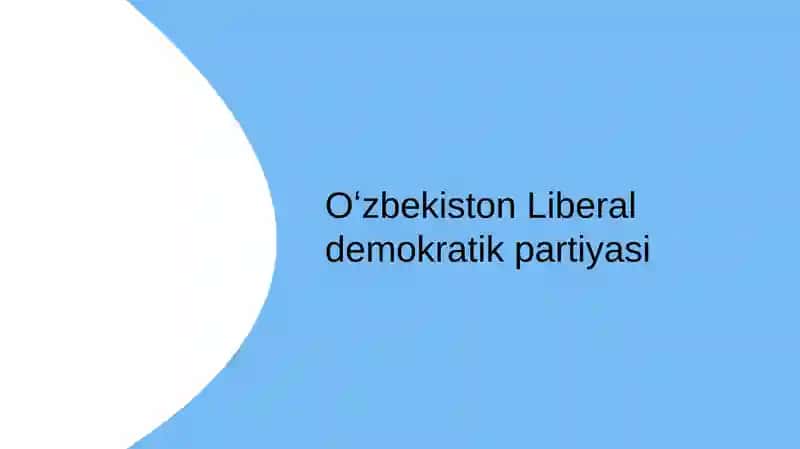 Oʻzbekiston Liberal demokratik partiyasi