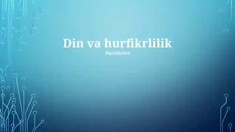 Din va hurfikrlilik