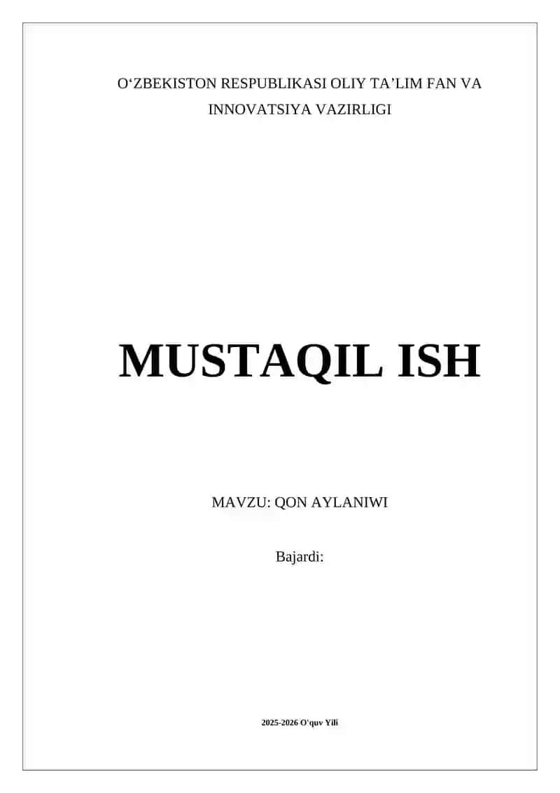 Qon Aylanishi