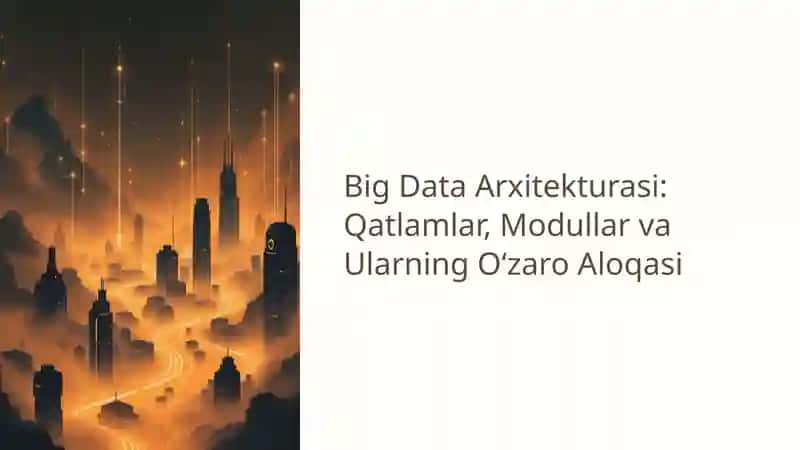 Big Data Arxitekturasi