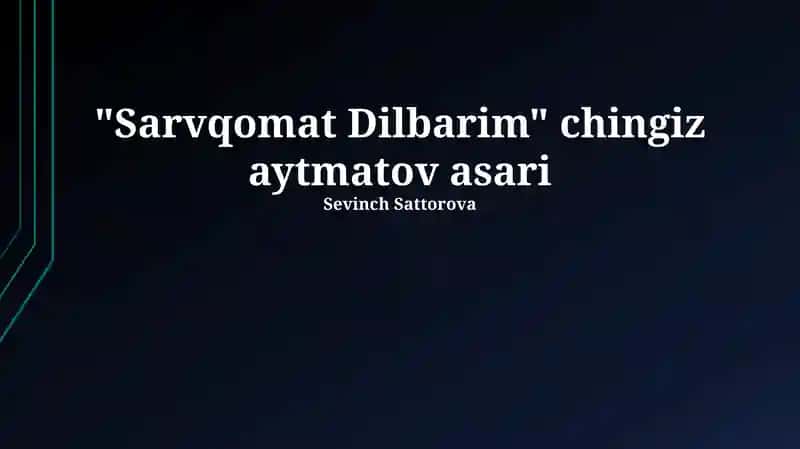 Sarvqomat Dilbarim